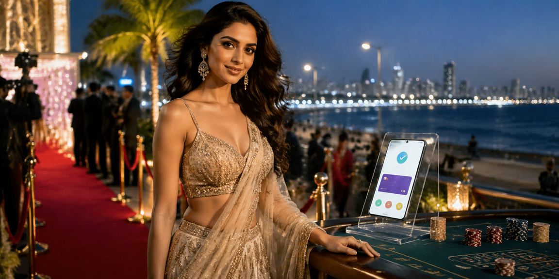 Playing live casino on mobile device by Mumbai Marine Drive